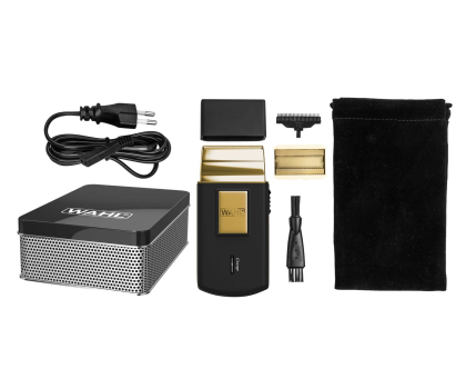 Golarka męska Wahl Wahl Travel Shaver Gold 3615 Zestaw Golarka Do Brody